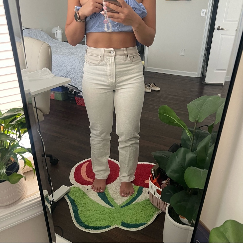 Women's Cream Jeans